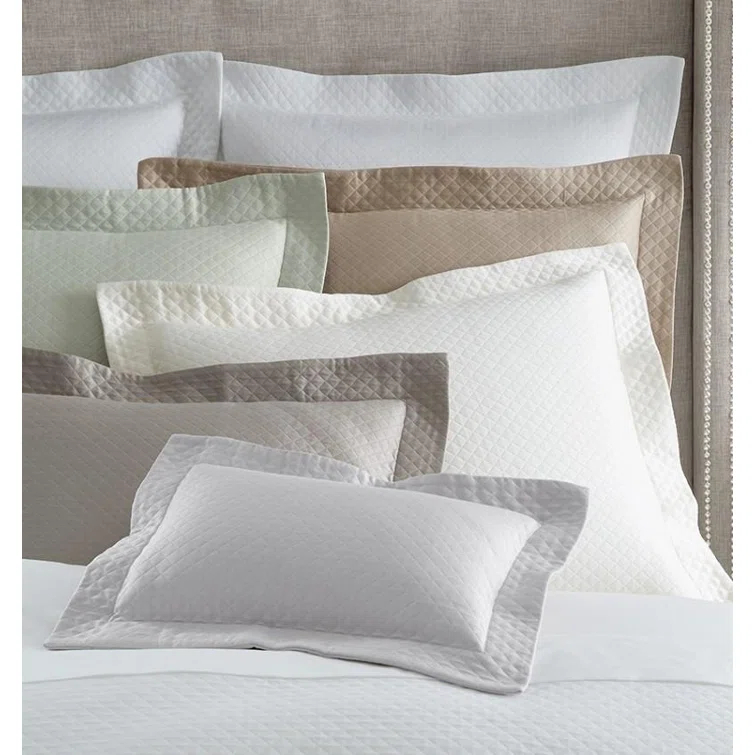 Ivory Twin Cotton Piqué Matelassé Blanket