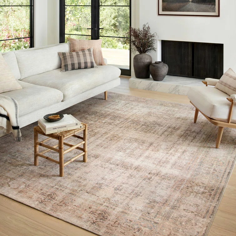 Georgie Oriental Ocean/Sand Area Rug