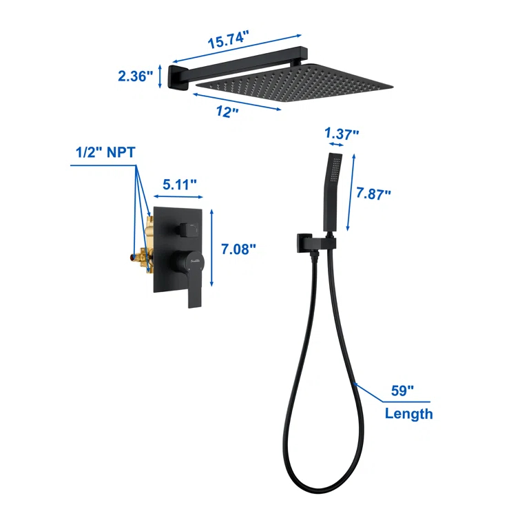 All-In-One Kit with Rough in-Valve