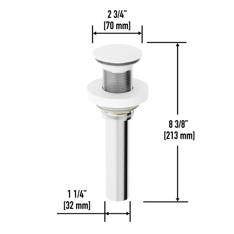 Pop-Up Bathroom Sink Drain