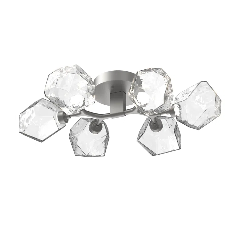 Gem Glass LED Flush Mount