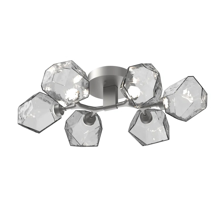Gem Glass LED Flush Mount