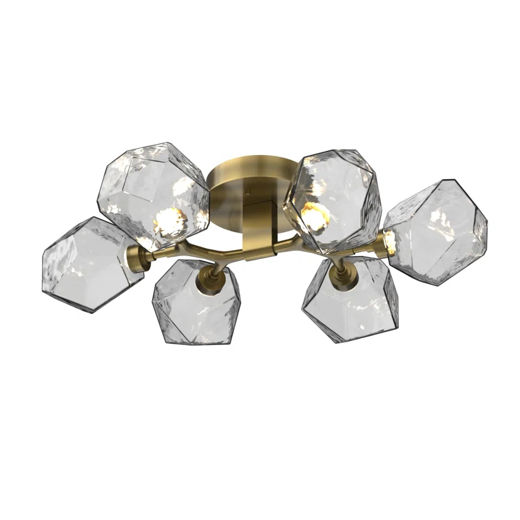 Gem Glass LED Flush Mount