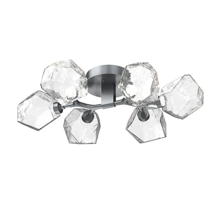 Gem Glass LED Flush Mount