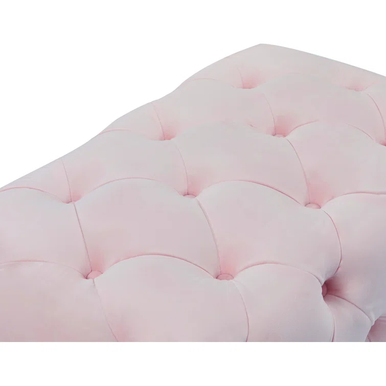 Anneluise Velvet Ottoman
