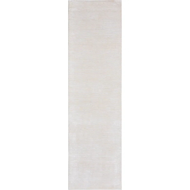 Edgy Hand Tufted Viscose Striped Rug