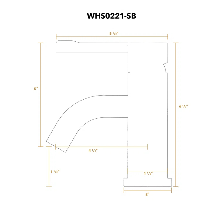 Whitehaus Collection Stainless Steel Extended Single Lever Bathroom Faucet with Pop-up Drain