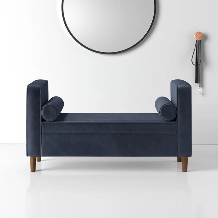 Kaj Velvet Storage Bench