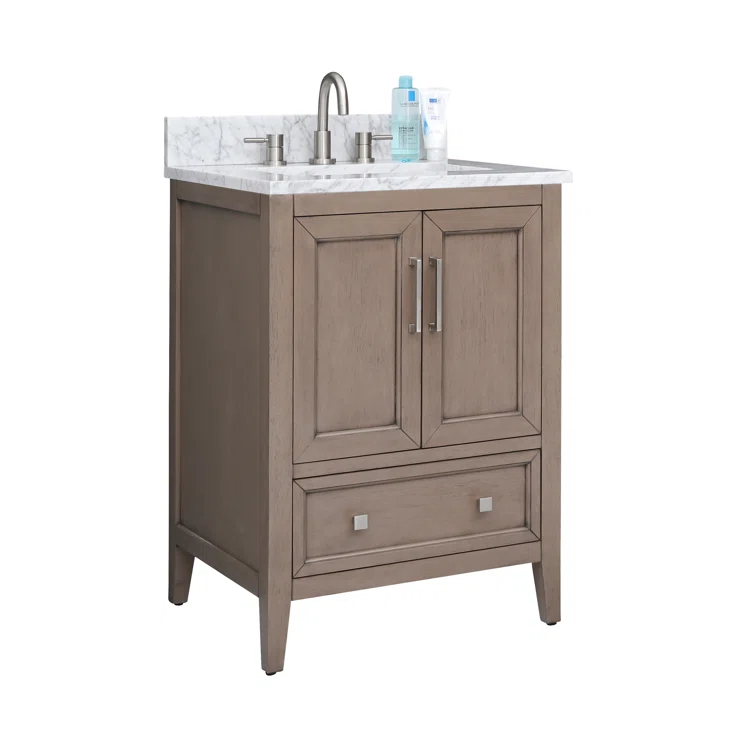 Avanity Everette-Vs25-Wd-C Everette 24" Single Basin Vanity Set - MultiColor