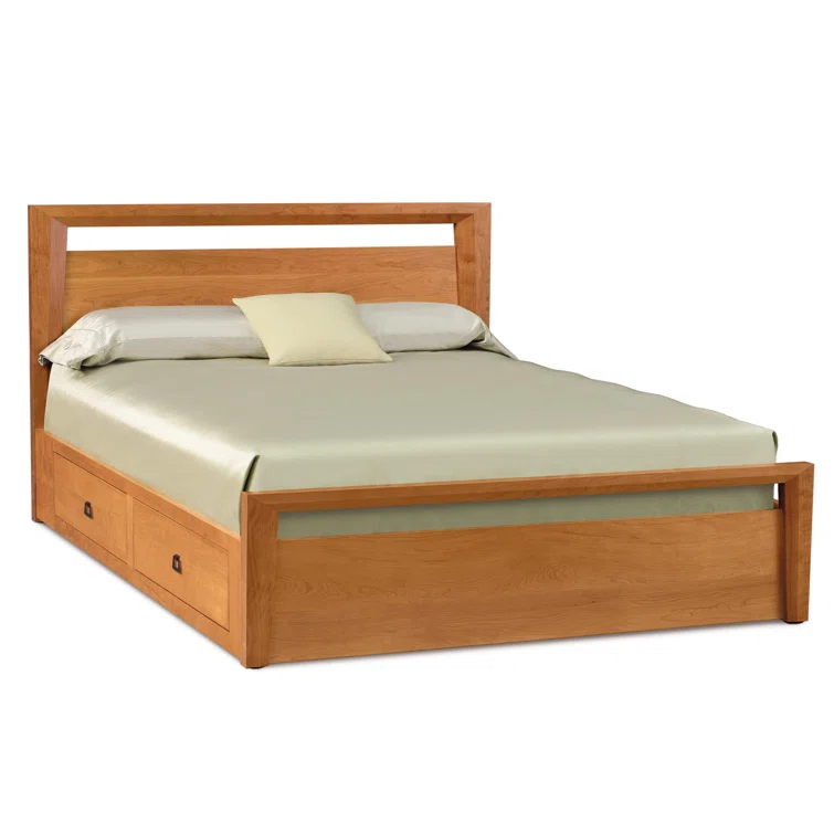 Mansfield Solid Wood Platform Storage Bed