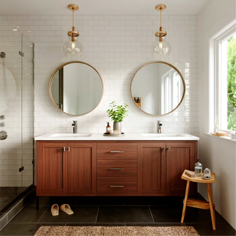 Karran Kassel Single Handle Single Hole Basin Bathroom Faucet With Matching Pop-up Drain