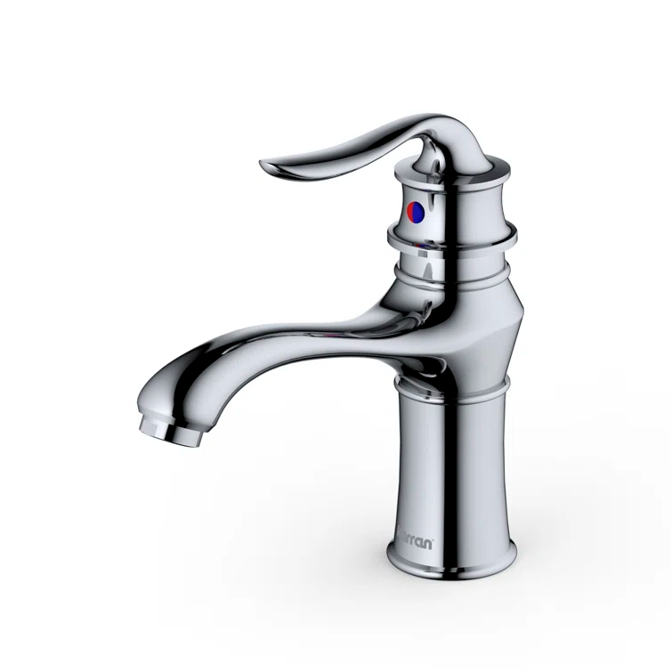 Karran Dartford Single Handle Single Hole Basin Bathroom Faucet With Matching Pop-up Drain