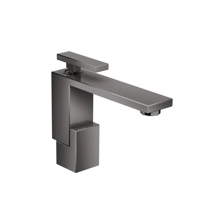Edge Single Hole Faucet Single-handle Bathroom Faucet with Drain Assembly