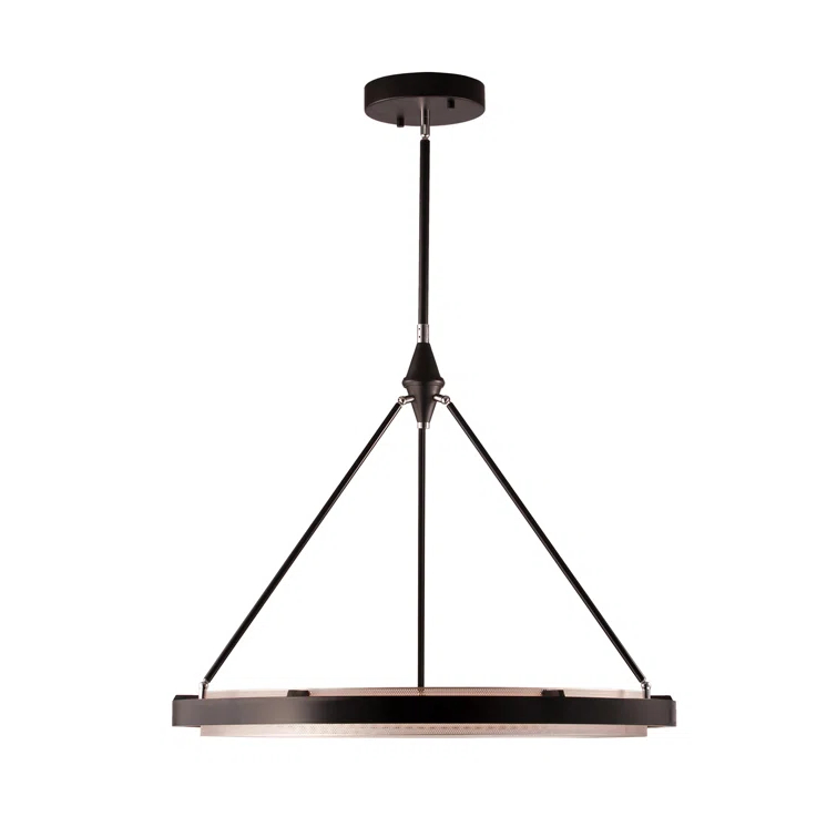Duo 1 - Light Black LED Unique/Statement Pendant