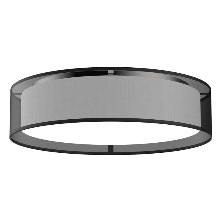 Kuzco Lighting Dalton Fabric LED Flush Mount