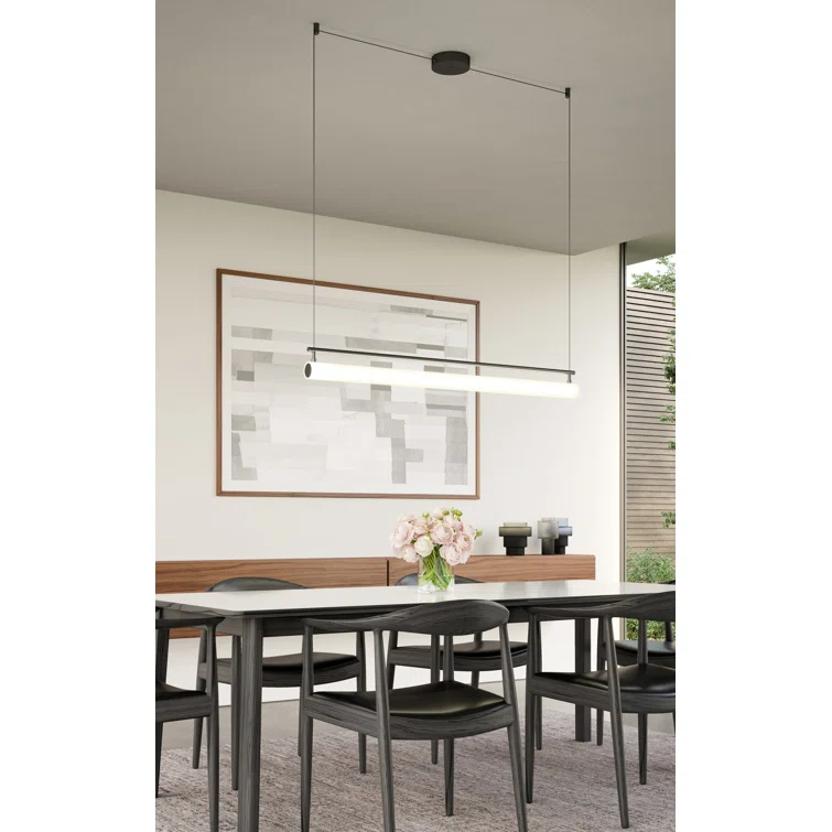 Gramercy 1 - Light Black LED Kitchen Island Pendant