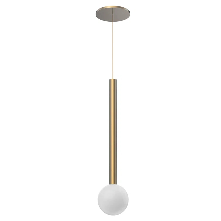 Elixir Single Light Glass Dimmable LED Pendant