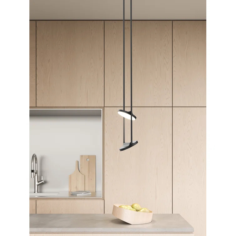 Novel 1 - Light Black LED Unique/Statement Pendant