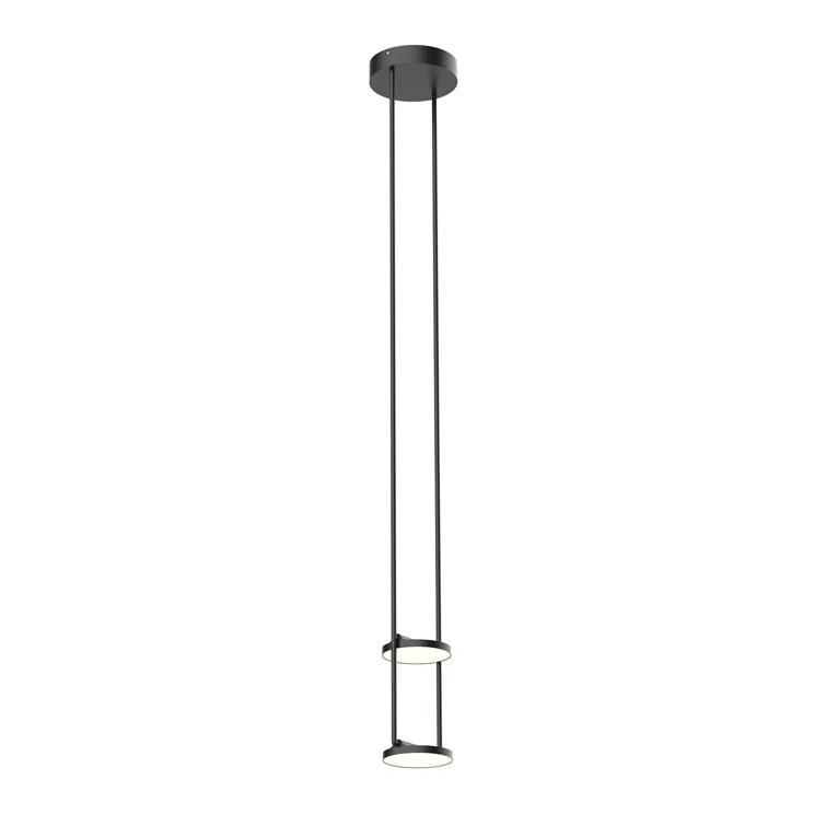 Novel 1 - Light Black LED Unique/Statement Pendant