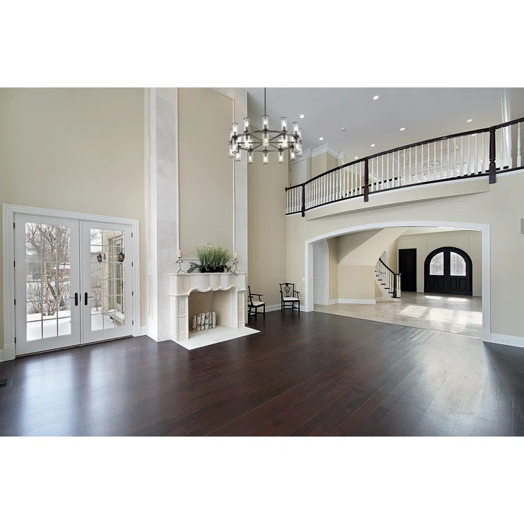 Revolve 24 - Light Dimmable Wagon Wheel Chandelier