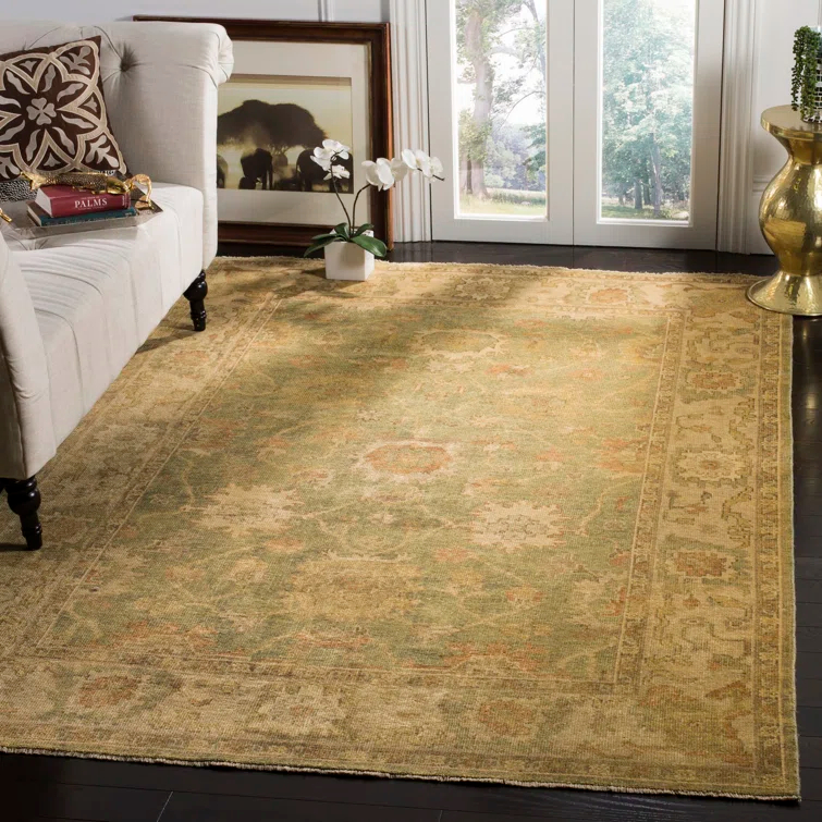 Safavieh OSH115B Oushak Green / Beige