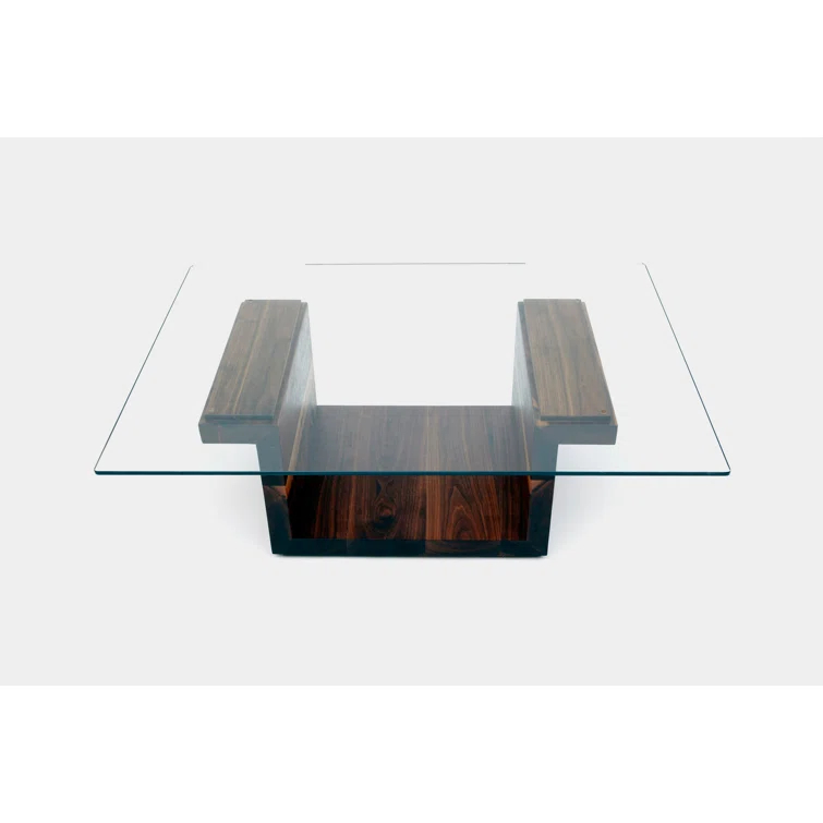 SQG Pedestal Coffee Table with Storage