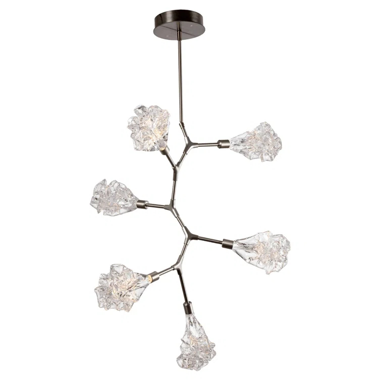 Blossom Dimmable LED Sputnik Modern Linear Chandelier