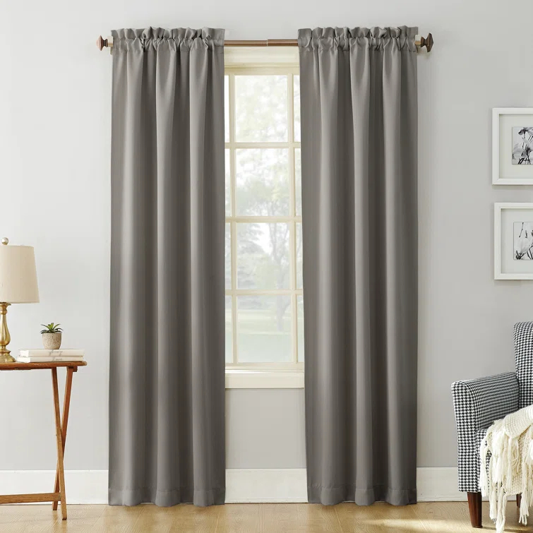 Wayfair Basics® Thermal Blackout Rod Pocket Curtain Panel