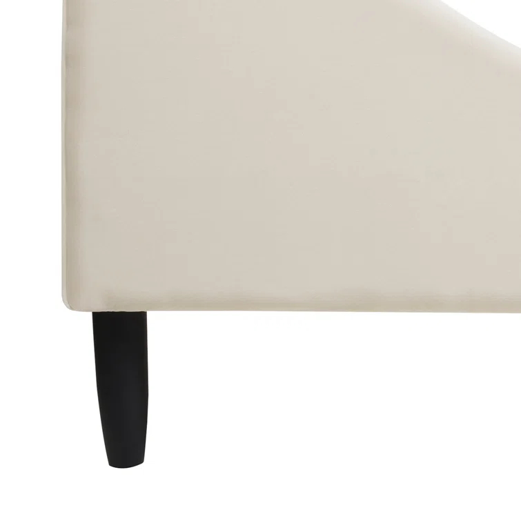 Afraa Upholstered Wingback Bed