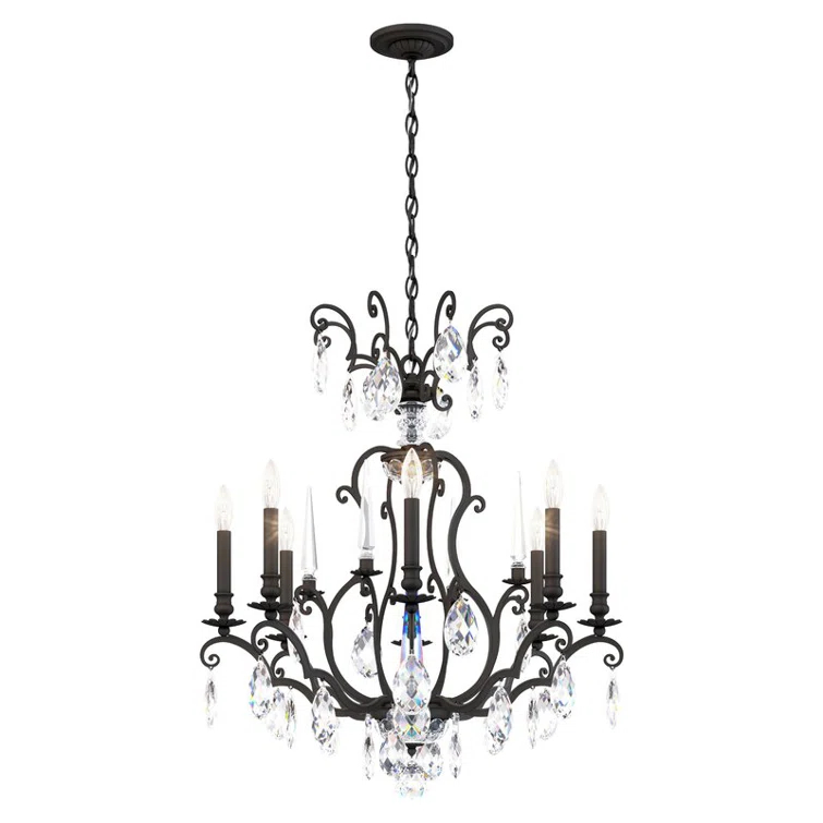 Renaissance Nouveau 8 - Light Dimmable Classic / Traditional Chandelier