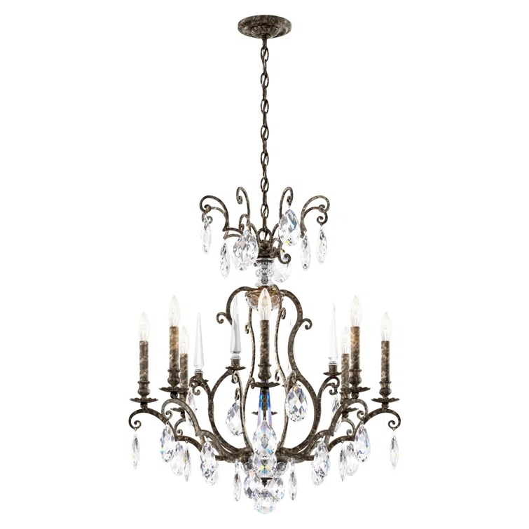 Renaissance Nouveau 8 - Light Dimmable Classic / Traditional Chandelier
