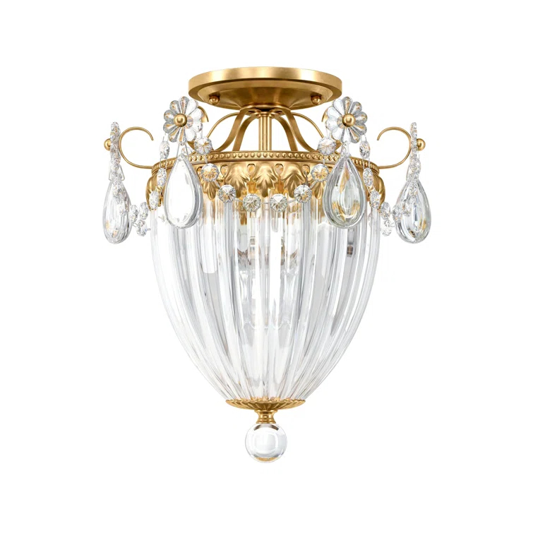 Bagatelle Crystal Semi Flush Mount