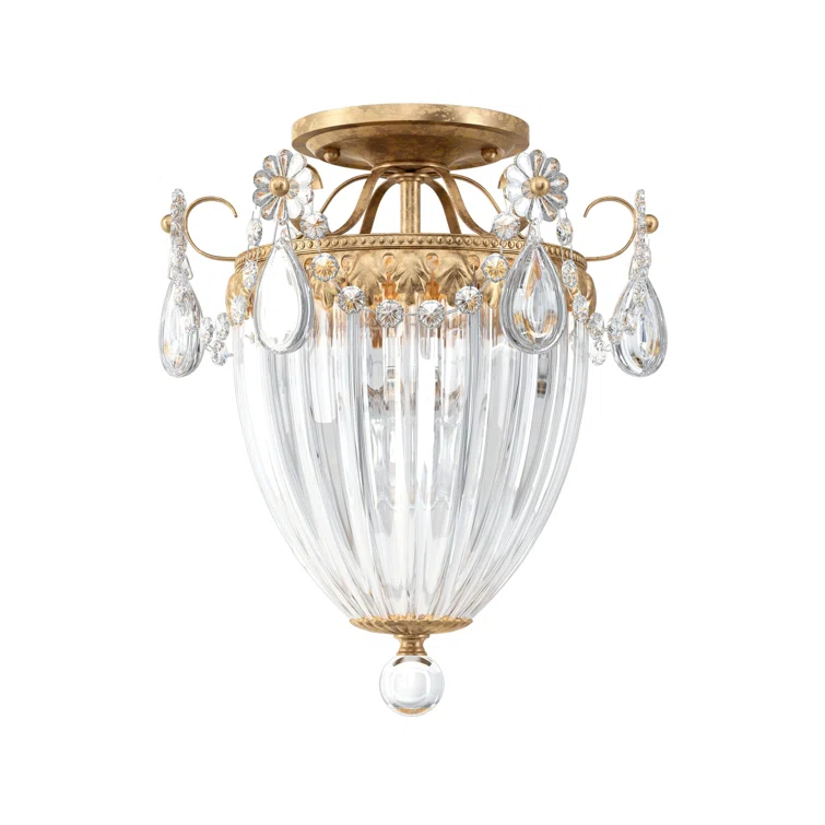 Bagatelle Crystal Semi Flush Mount
