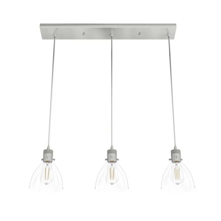 Hunter Fan Van Nuys 3 Light Linear Cluster Pendant