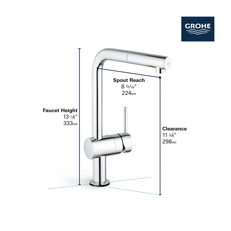 Minta® Pull Out Touch Single Handle Kitchen Faucet