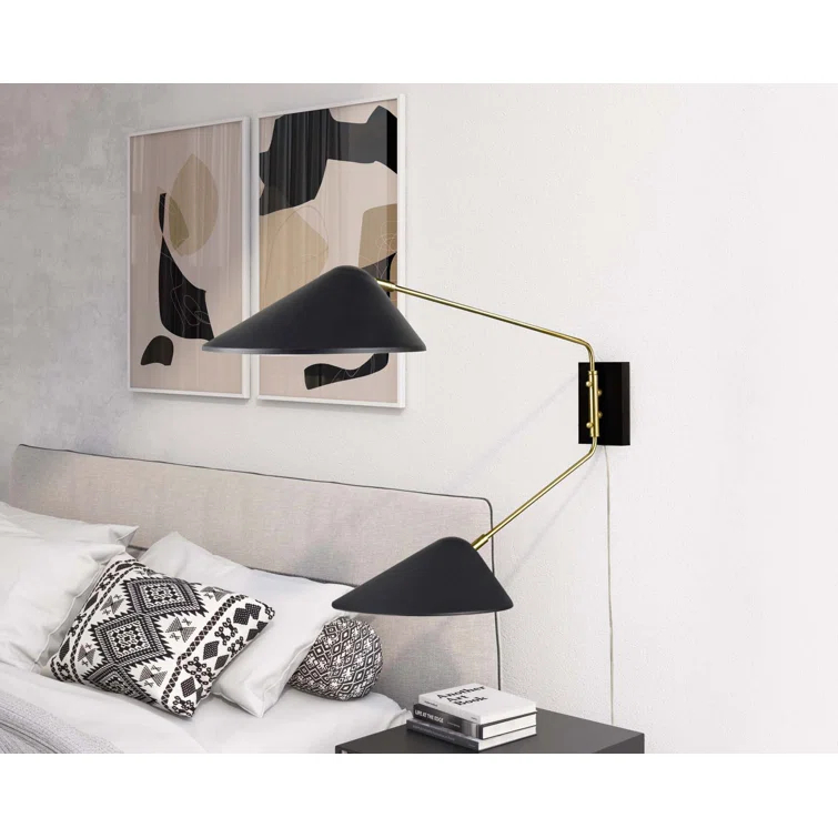 Modway Modway Journey 2-Light Swing Arm Wall Sconce