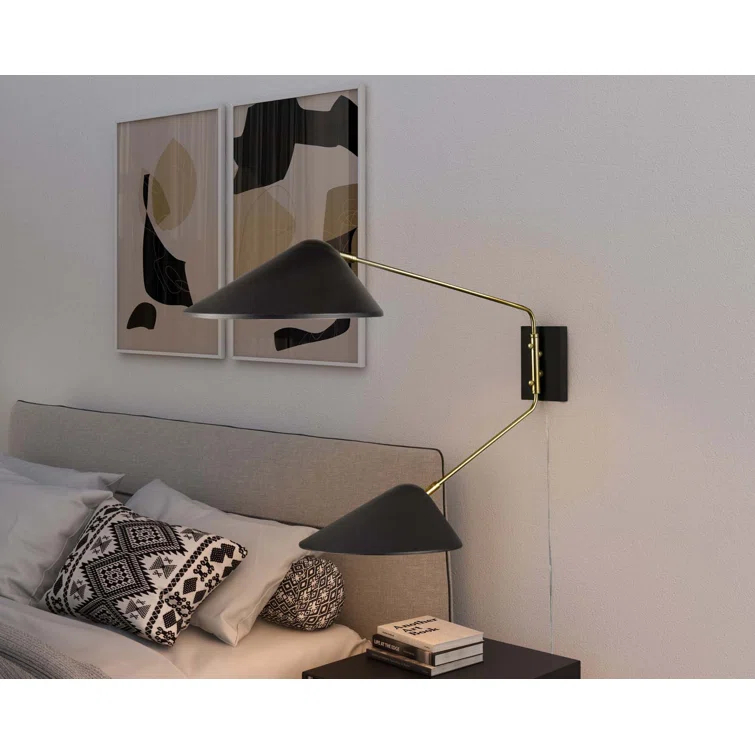 Modway Modway Journey 2-Light Swing Arm Wall Sconce