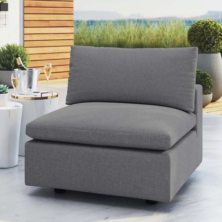 Modway Commix Sunbrella Outdoor Patio Armless Chair
