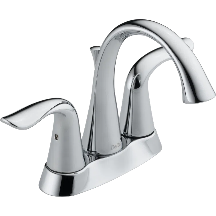 Lahara Centerset Bathroom Faucet with Drain Assembly, 2-handle Bathroom Sink Faucet