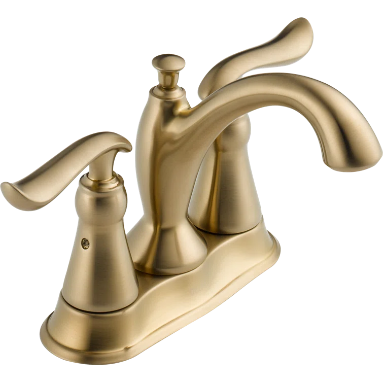 Linden Centerset Bathroom Faucet with Drain Assembly, 2-handle Bathroom Sink Faucet