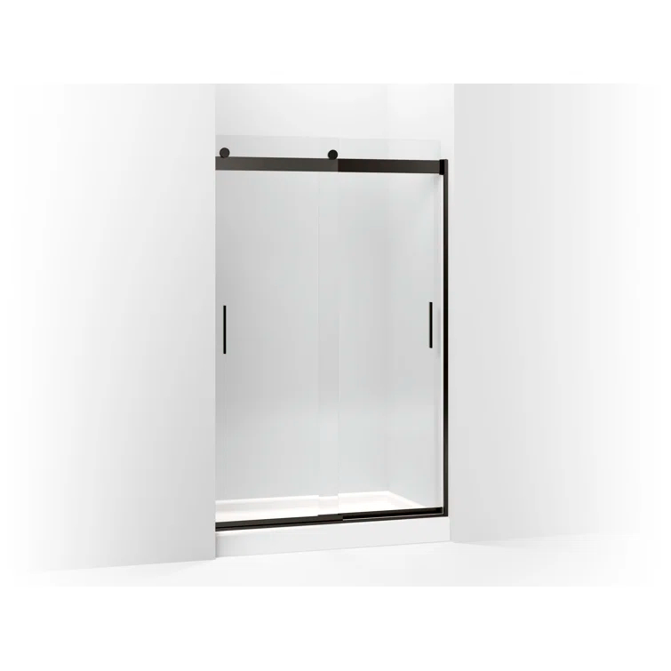 Kohler Levity 47.63" x 74" Double Sliding Shower Door with Blade Handles with CleanCoat® Technology K-706010-L-ABZ