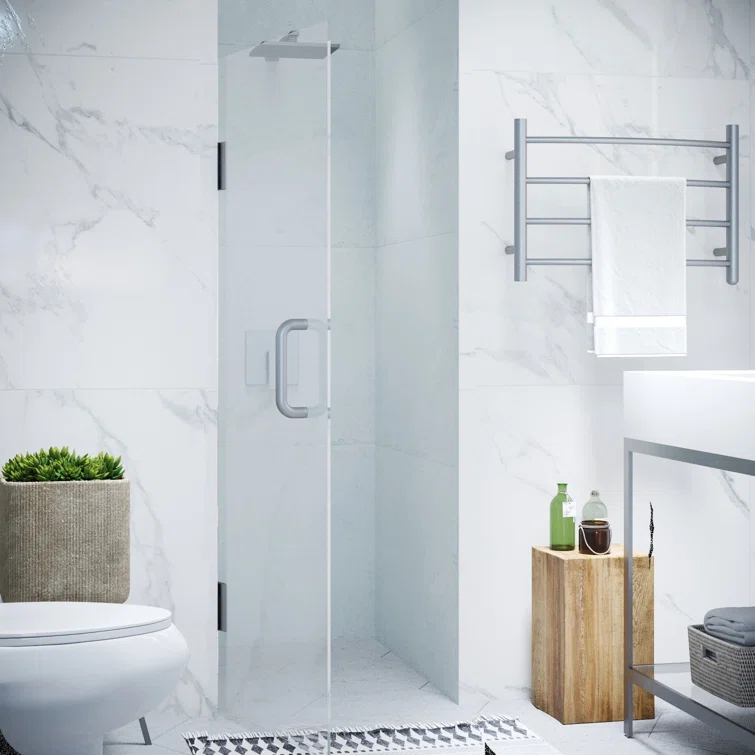Fellow Series 30" x 72" Hinged Frameless Shower Door