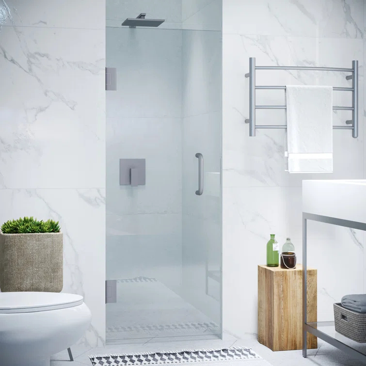 Fellow Series 30" x 72" Hinged Frameless Shower Door