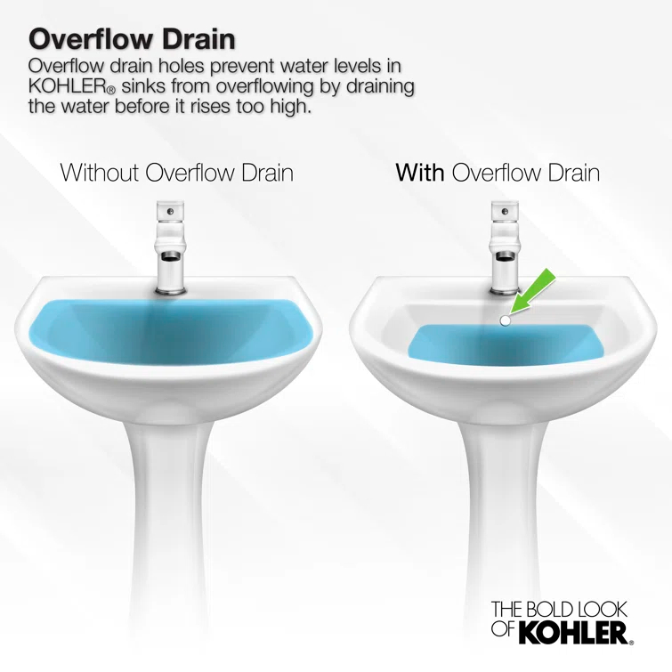Caxton® Ceramic Oval Undermount Bathroom Sink with Overflow