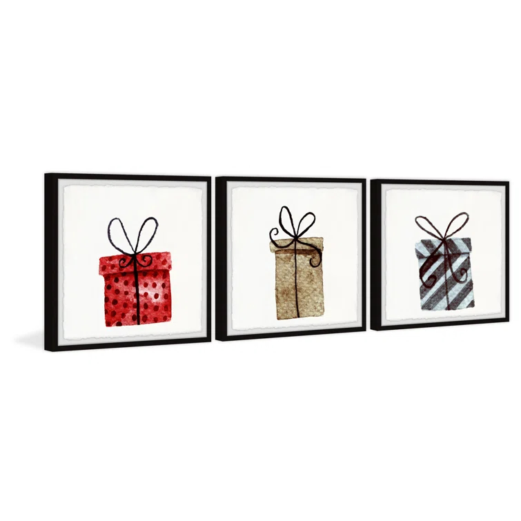 " Christmas Presents " 3 - Pieces