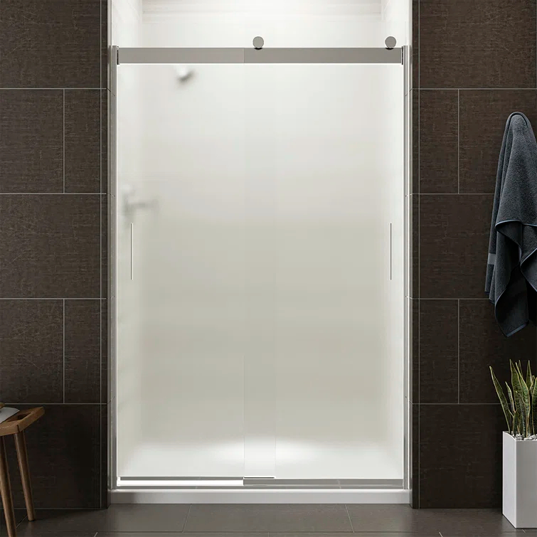 Levity 47.58" x 74" Bypass Shower Door with CleanCoat® Technology