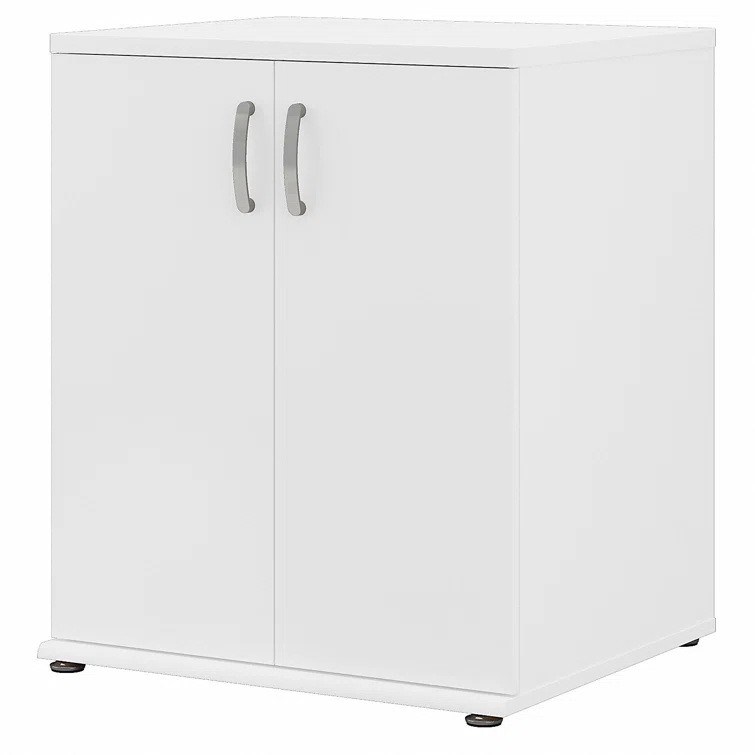 Bush Business Furniture Universal Laundry Room Storage Cabinet with Doors and Shelves
