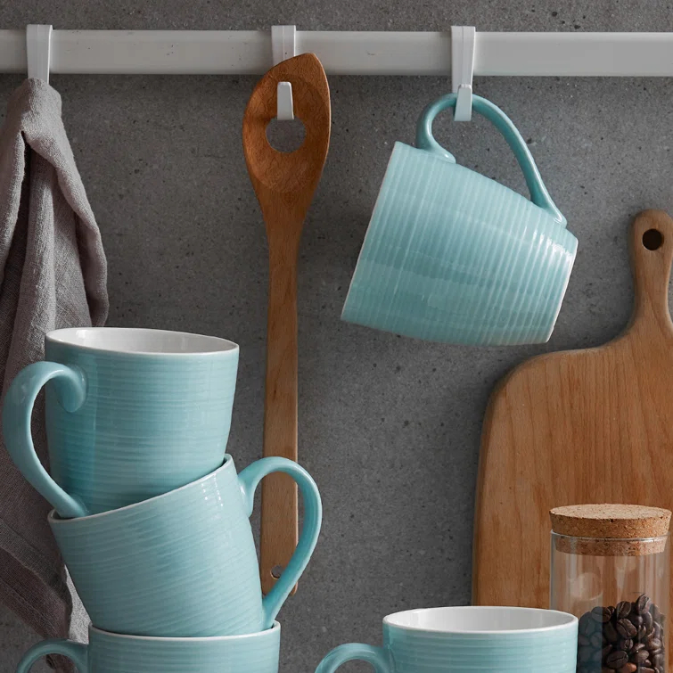 DOWAN DOWAN Ceramic Coffee Mug (Set of 6)
