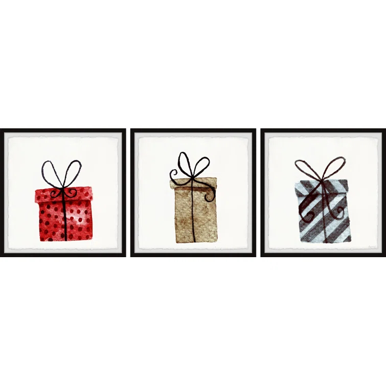 " Christmas Presents " 3 - Pieces