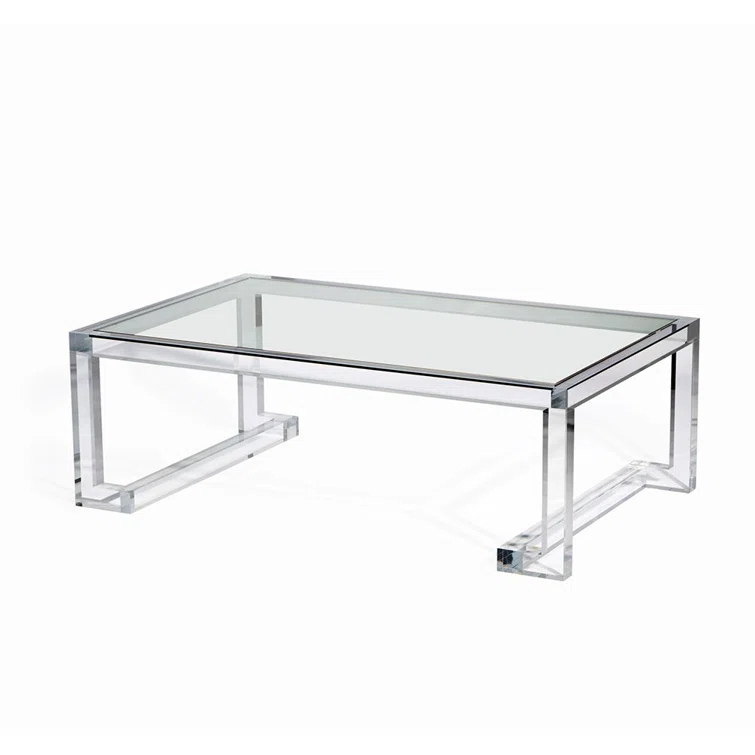 Ava Glass Top Coffee Table